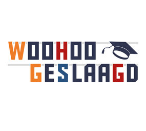 Party Love NL Letterslinger WooHoo Geslaagd 1.8M